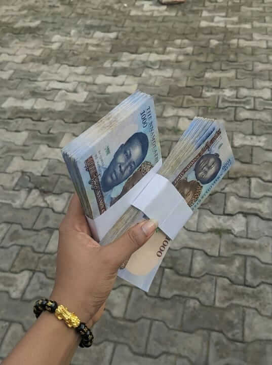 Money in hand, Pixiu on the wrist