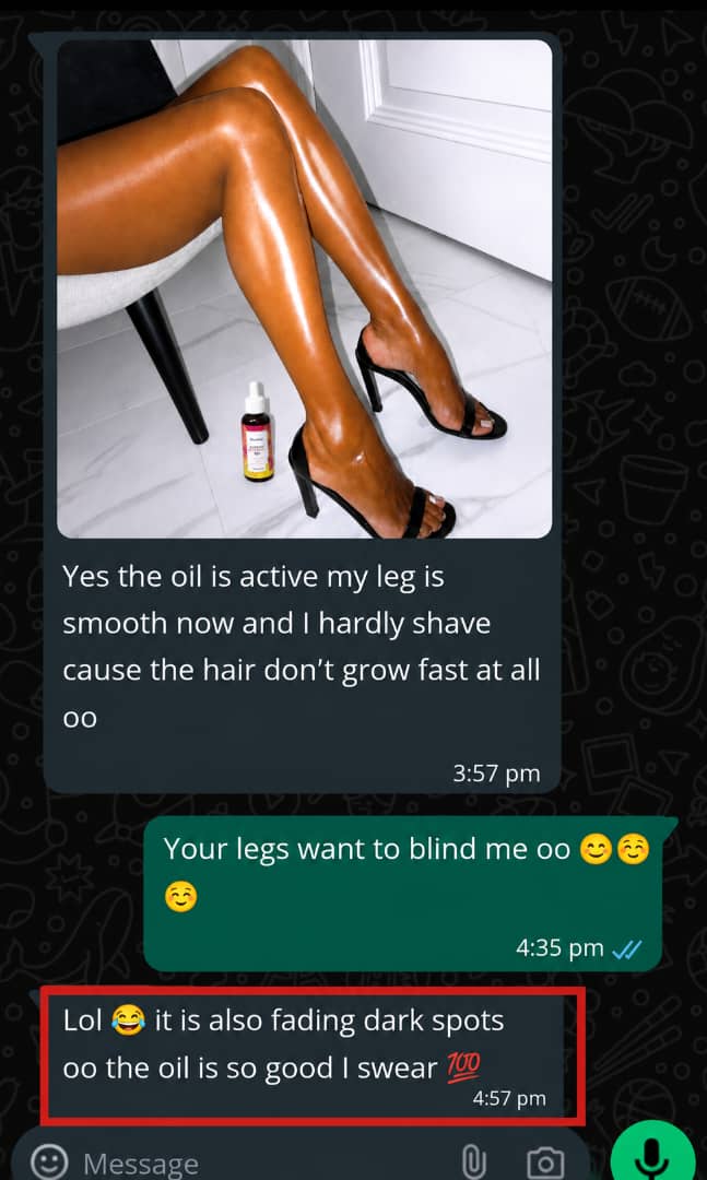 Customer WhatsApp review