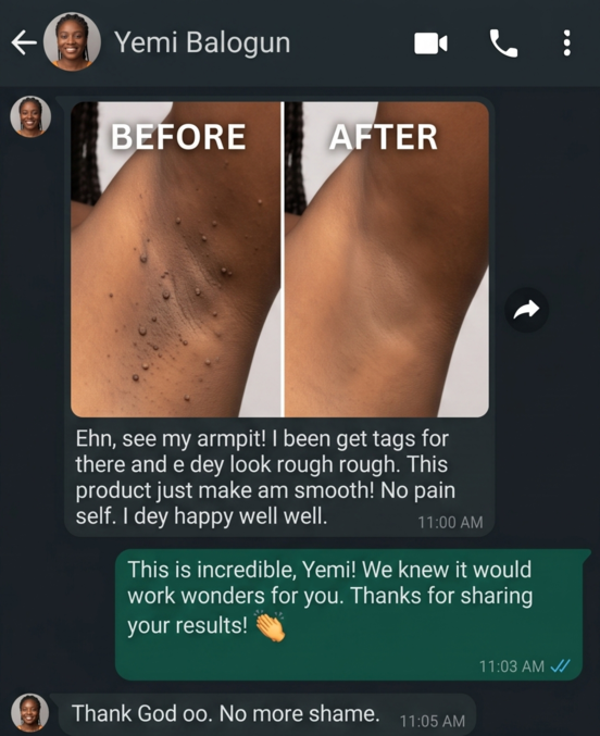 Customer message